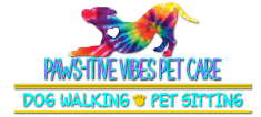 Paws-itive Vibes Pet care Logo